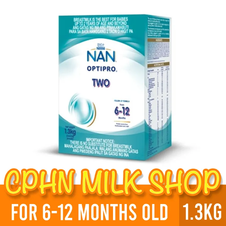 NAN OptiPro Two 1.3kg 6-12 Months Old Milk Supplement | Lazada PH