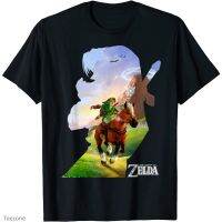 HOT ITEM!!Family Tee Couple Tee Nintendo Zelda Link Epona Ride Silhouette Graphic T-Shirt T-Shirt For Adult