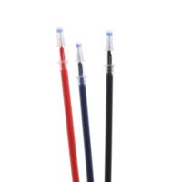 ไส้ปากกาเจล 0.38 มิลลิเมตร หมึกสีดำสีฟ้าสีแดง 10 ชิ้น