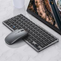 Bluetooth 3 Modes Wireless Keyboard and Mouse Combos Set Mute 78/94 Keys for iPad Keyboards for IOS Android Windows Phone Tablet