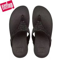 FITFLOP รองเท้าแตะสีด ําลําลองสําหรับผู้หญิง