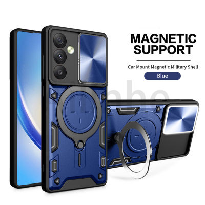 สำหรับ Samsung Galaxy M13 F23 M54 M23เคสฝาสไลด์5G เกราะกันกระแทกปกป้องโทรศัพท์วงแหวนแม่เหล็กยึดโทรศัพท์เกราะรถ