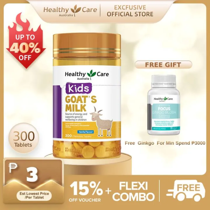 ExpJul2025/ Healthy Care Kids Goat Milk Support General Wellbeing