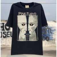 ✥ ❤พร้อมส่ง❤เสื้อยืดลําลอง แขนสั้น คอกลม พิมพ์ลาย Pink floyd The Division Bell fan wall 2LP สีขาว สไตล์วินเทจ พลัสไซซ์