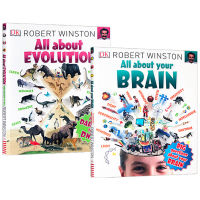 About your brain innovation Volume 2 English original all about your brain evolution English version childrens reading interesting popular science picture books original childrens English Enlightenment cognitive picture books