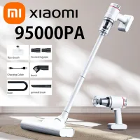 Xiaomi 95000Pa เครื่องดูดฝุ่นไร้สายมือถือที่มีประสิทธิภาพมอเตอร์ไร้แปรงรถและบ้านใช้คู่เครื่องดูดฝุ่นเครื่องดูดฝุ่นหุ่นยนต์