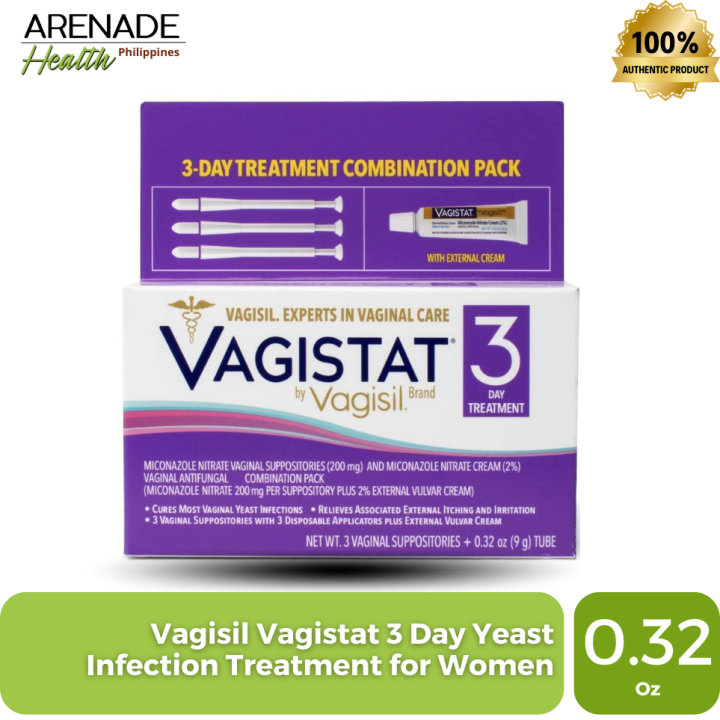 Vagisil Vagistat 3 Day Yeast Infection Treatment for Women 3 Disposable