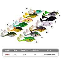 Limited Time Discounts Topwater Frog 13.5G 95Mm Popper Fishing Lure Rotating Tractor Hard Bait Artificial Bait Wolers Swim Bait Pesca Fishing Tackle