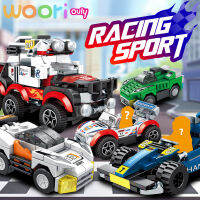 Ovly City Speed Champions รถบล็อกตัวต่อ Racing Sport Auto Car รุ่น Super Racers Man อิฐของเล่นก่อสร้างสำหรับเด็ก