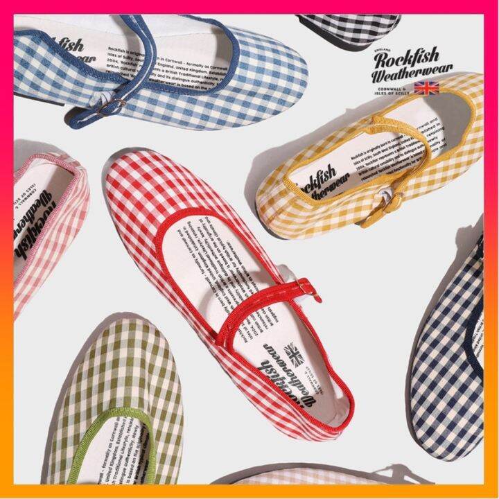 ♈ [Rockfish Weatherwear] Bella Mary Jane Check 8color (2022 NEW