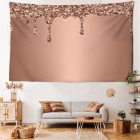 Pink Sequin Pattern Tapestry Wall Hanging Art Fashion Hippie Tapez Abstract Bedroom Living Room Home Decor