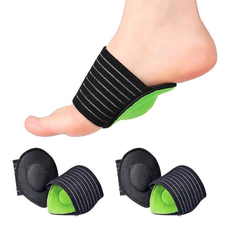 2 Pair Compression Cushioned Plantar Fasciitis Arch Support for Feet