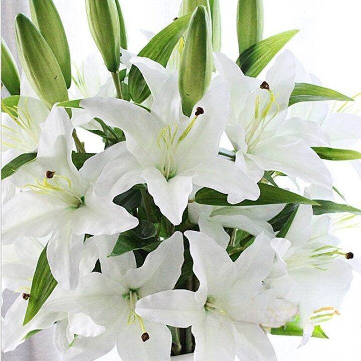 dia-17cm-3-prong-artificial-lily-flower-wedding-decoration-bouquet-home-living-room-flower-arrangement