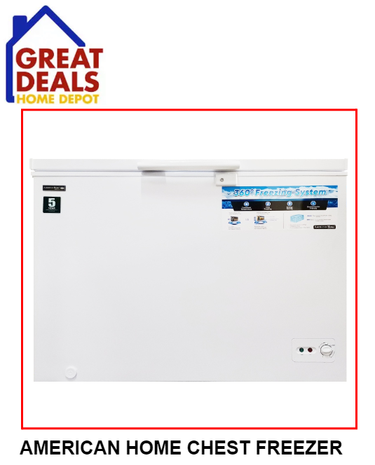 GREAT DEALS AMERICAN HOME CHEST FREEZER Lazada PH
