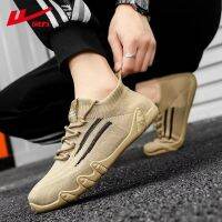 Warrior Genuine Summer New Durable Sports Shoes Popular Versatile Mesh Breathable Mens Flying Weaving Casual Shoes Fashion Men