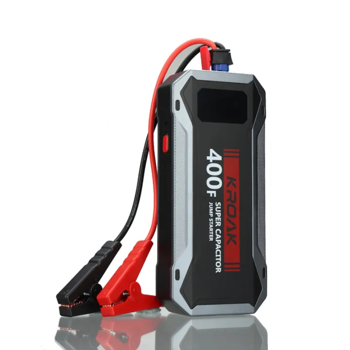 400F 1200A Supercap Jump Starter รถจัมเปอร์ฉุกเฉินแบตเตอรี่ Super