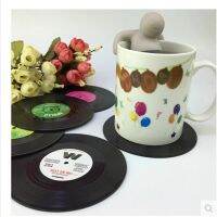 【CW】 2/4/6PCS Vinyl Table Drink Cup Coaster Resistant and Antiskid Multifunctional Board Lap Desk