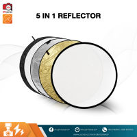 reflector แผ่นสะท้อนแสง 5 in 1 พร้อมซองใส่ ( ขนาด 80cm)