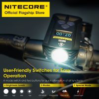 NITECORE ไฟติดจักรยาน BR35ชาร์จไฟได้1800ลูเมนไฟหน้าลำแสงระยะคู่ไฟขับขี่บนถนนเส้นทางการปั่นจักรยานแบตเตอรี่กลางแจ้งโดยเฉพาะ