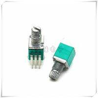 【CW】 2 Pieces RP097 Potentiometer B10K Handle Length 10MM Audio Discharge Five-pin With