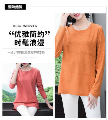●COSHOP● womens cotton loose baju Lengan panjang t-shirt Tops clothing autumn clothes long sleeve blouse murah