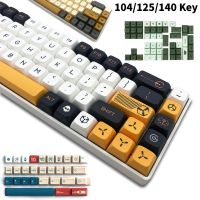 140PCS Mechanical Keyboard Keycaps Set OEM Backlit ABS Height Key Cap Gaming Keyboard Parts for 104/125/140 Key MX Switch Keycap