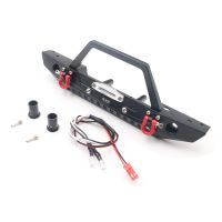 KYX Racing Metal Front Bumper for RC Crawler Car Traxxas TRX-4 Trx4 Redcat Gen8 Scout II