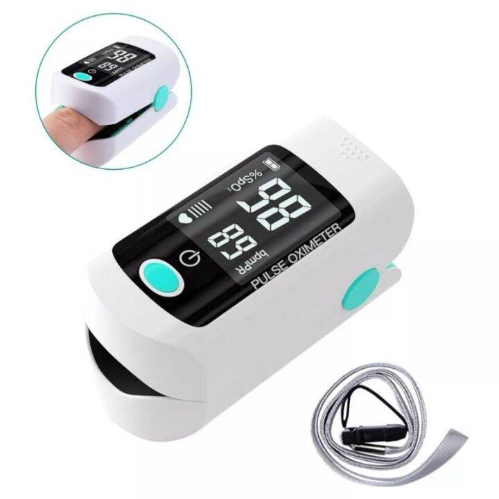 pulse-oximeter-finger-พร้อมส่ง-เครื่องวัดออกซิเจนปลายนิ้ว-สินค้ามาตรฐานส่งออกยุโรป-มีce-mark-แถมถ่านฟรี2ก้อน