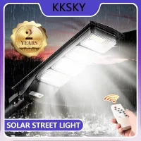 KKSKY ไฟถนนโซล่าเซล60W 100W 200W 300W 400W 500W โคมไฟโซล่าเซล โคมไฟถนน โคมไฟติดผนัง โคมไฟสปอร์ตไลท์ Solar Light ไฟสปอตไลท์ โคมไฟทางถนน 220v โคมไฟถนน solar cell