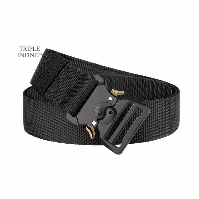 ✼♛ New Tai Ji Pattern Quick Release Metal Pluggable Buckle Tactical Belt Quick Dry Nylon Mens Belt Adjustable Battle Belts Hunting