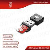 Kawau เครื่องอ่าน Microsd การ์ดอะแดปเตอร์มินิการ์ด2.0 USB พร้อมช่องบัตร TF C292อุปกรณ์ค้ำยันสูงสุดตัวอ่านการ์ดความจำ128GB สำหรับคอมพิวเตอร์