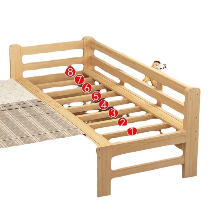 cod-baby-bed-childrens-with-guardrail-single-stitching-widening-boy-girl-princess