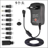 LongShengShenShangMao 30W แรงดันไฟฟ้าอะแดปเตอร์ปรับได้3V-12V USB 5V 2A ซัพพลาย8ชิ้นขั้วเชื่อมต่อปลั๊กหัวเสียบ