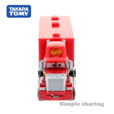 TAKARA TOMY TOMICA Pixar Cars Mack Transporter Type 3 Hot Pop Kids Toys Motor Vehicle Diecast Metal Model