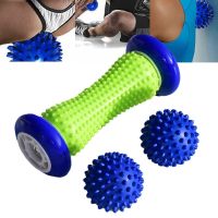 【ATG】3Pcs Spiky Foot Roller Stings การออกกำลังกายพิลาทิสโฟม Roller BodyPain Relief Back Leg Massager Set