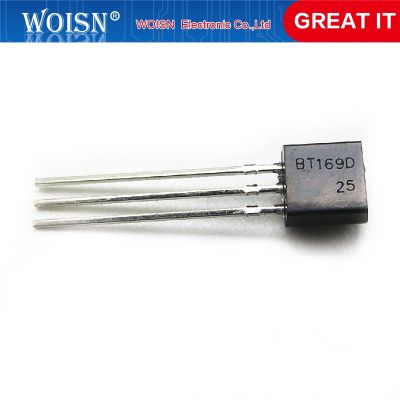 50Pcslot BT169D BT169 TO-92 Triacs Thyristor SCR 400V 9A 3-Pin SPT ของแท้ของใหม่