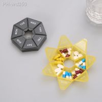 7 Grids Pill Case Plastic 7 Days Candy Box Portable Storage Tablet Holder Travel Organizer Dispenser Container