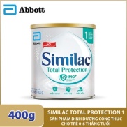 Sữa bột Similac Total Protection 1 cho trẻ 0-6 tháng tuổi lon 400G