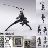 14เซนติเมตร NieR Automata YoRHa ฉบับที่2 Type B 2B ต่อสู้รูปการกระทำพีวีซีของเล่นคอลเลกชันตุ๊กตาอะนิเมะการ์ตูนรุ่นสำหรับของขวัญคริสต์มาส