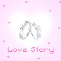 Braceletshouse♡ แหวนคู่เงินแท้ Love Story