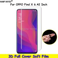 สำหรับ OPPO Find X 6.42 "ความโค้งมน3มิติคลุมทั้งหมดปกป้องหน้าจอฟิล์มเพ็ทแบบนิ่ม (ไม่ใช่กระจกเทมเปอร์) ปกป้องหน้าจอ S