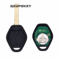 QSUPOKEY รถกุญแจรีโมทสำหรับ BMW EWS กุญแจรีโมท FOB 3ปุ่มสำหรับ ID44ชิป315เมกะเฮิร์ตซ์433เมกะเฮิร์ตซ์ด้วย HU92HU58ใบมีด