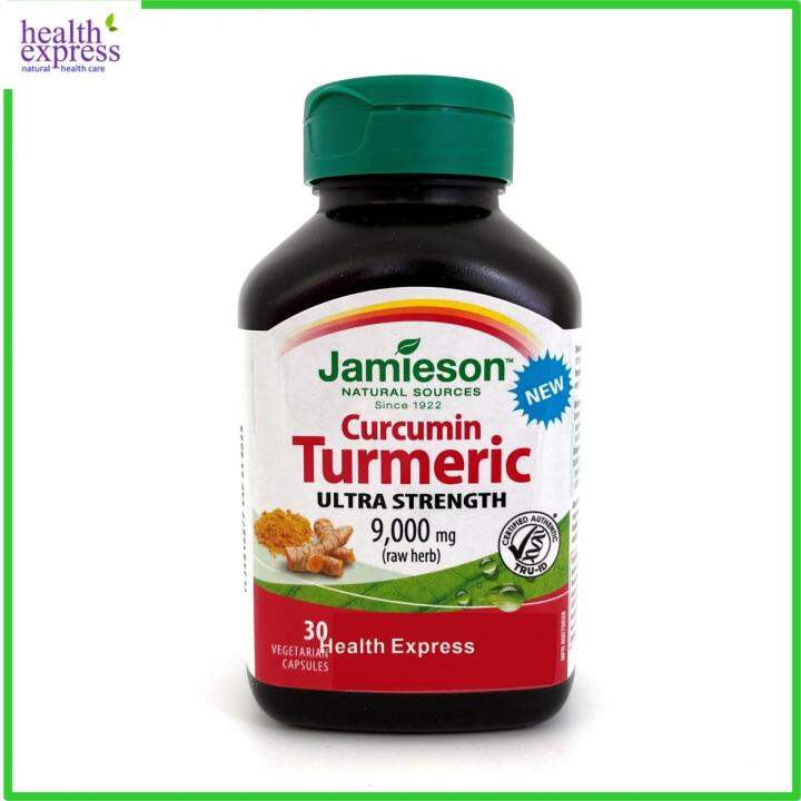 Jamieson Ultra Strength Curcumin Turmeric (9000 mg) 30 capsules