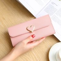 2023 Long Women Wallets Free Name Customized Lady’S New Fashion Quality PU Female Wallets Heart Decoration Photo Holder Purse Wallets