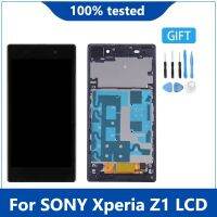 【CW】 tela Original Display For Sony Xperia Z1 L39H L39 C6902 C6903 C6906 LCD Touch Screen Digitizer Assembly with frame