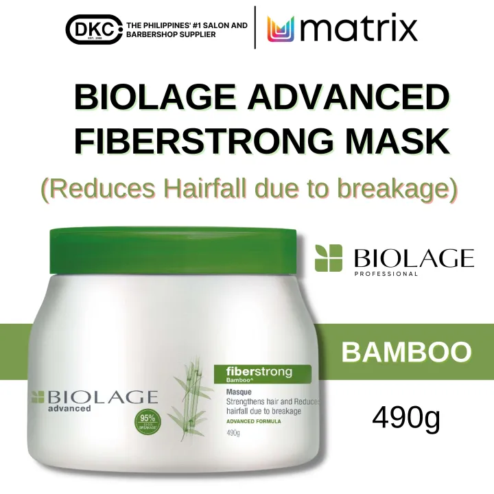 Biolage Advanced Fiberstrong Mask, Matrix Biolage Hair Treatment Reduces Hairfall 490g DKC
