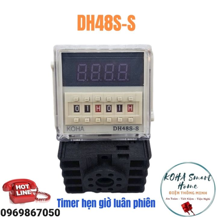 Timer hẹn giờ DH48S-S luân phiên - Đồng hồ cài đặt các thiết bị ...