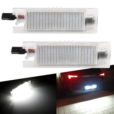 OXILAM 2Pcs Car LED Number License Plate Light No Error Canbus For Alfa Romeo 156 159 147 Mito GT Spider MiTo Fiat Punto 188 12V