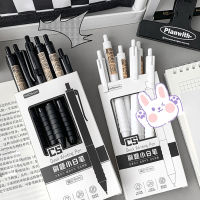6 ชิ้นปากกาเจล Kawaii 0.5 มม. สีดำปากกาลูกลื่นสำหรับเขียนอุปกรณ์สำนักงานโรงเรียนเครื่องเขียนเกาหลีน่ารัก-kxodc9393
