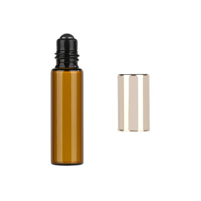 Perfume Oils Bottle Plastic Refillable Amber Glass